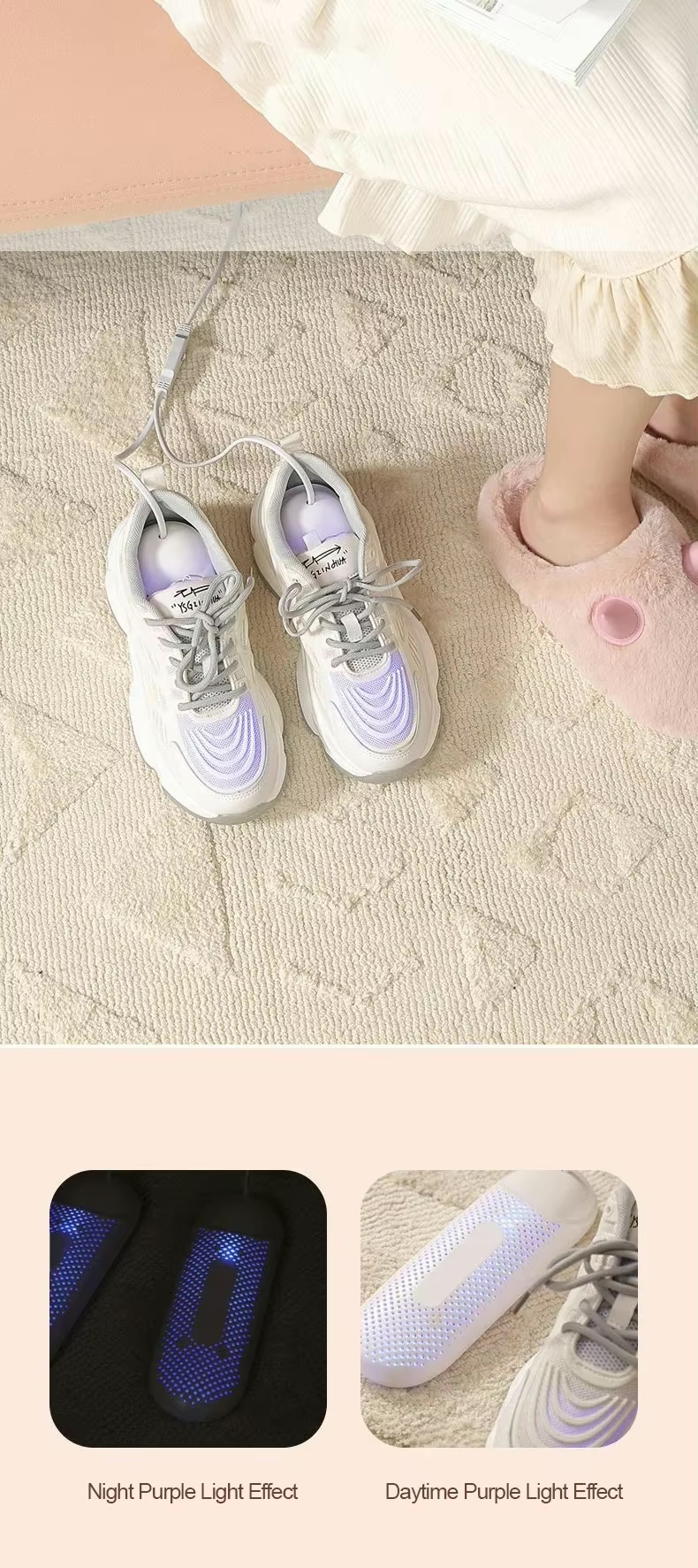 SECADOR CALEFACTOR ELÉCTRICO 12W PARA ZAPATOS