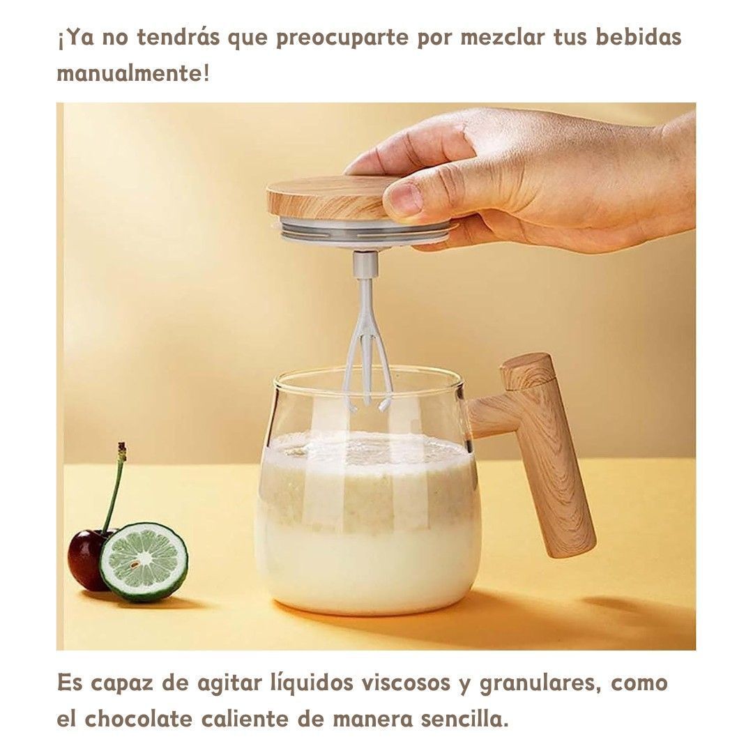 TAZA BATIDORA RECARGABLE CON USB 400ML